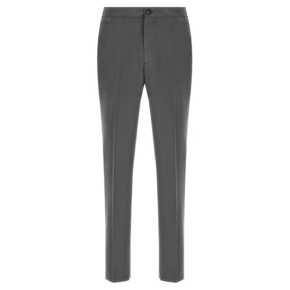 Pal Zileri Gray Lyocell Casual Men's Pants